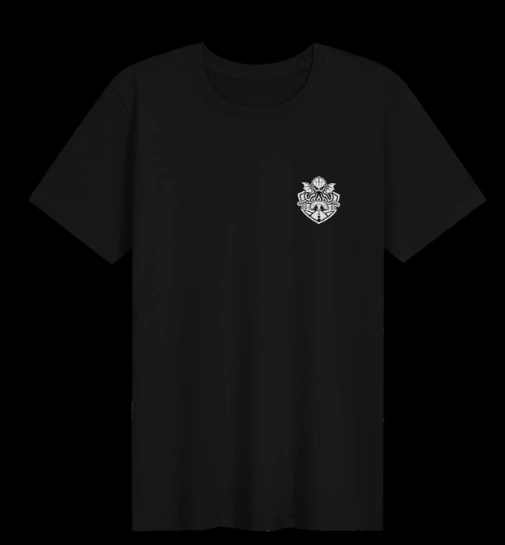 Black classic Munster logo shirt
